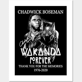 Wakanda Forever - Rip Chadwick Boseman Posters and Art